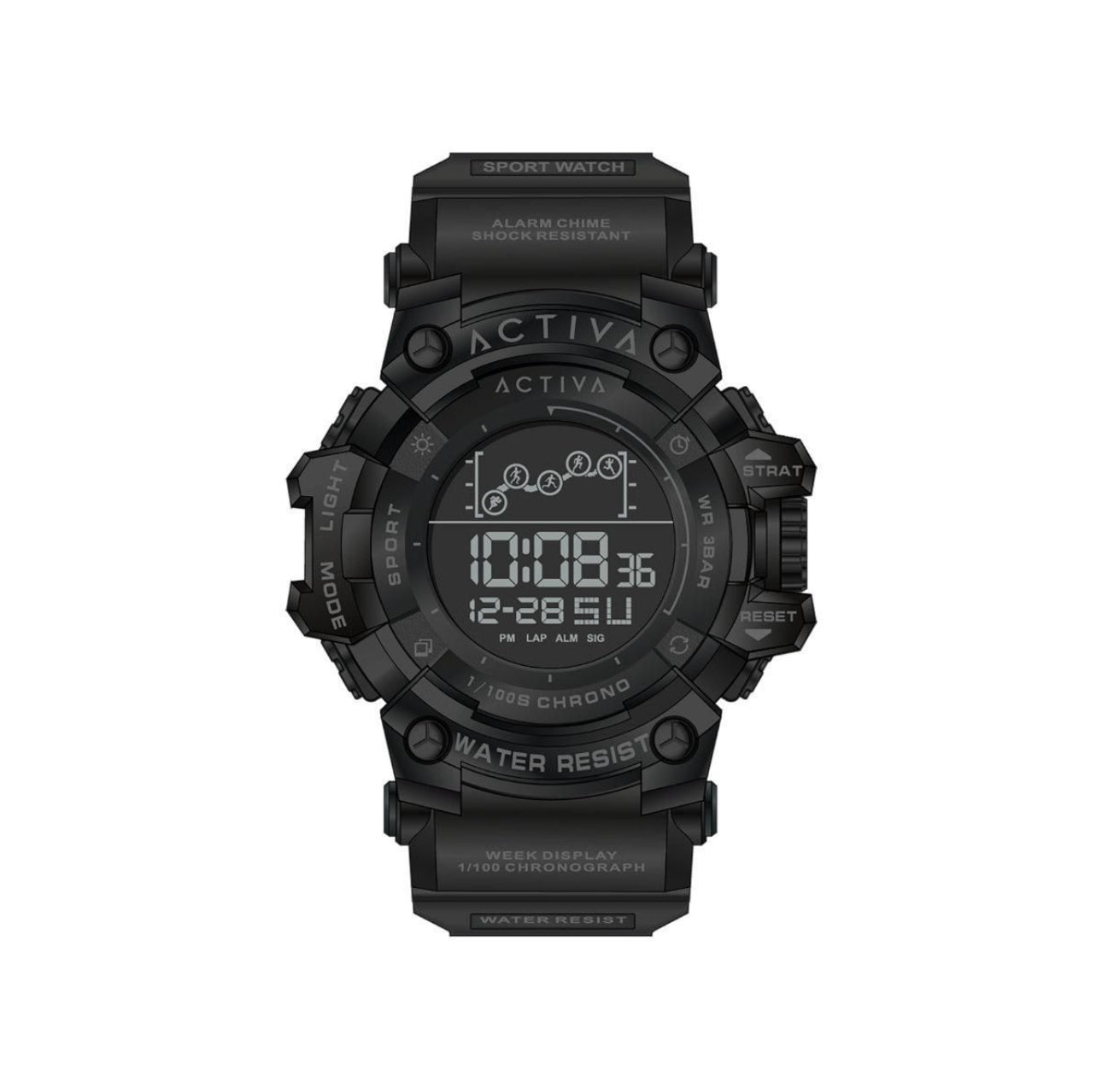 Activa Summit X
Invicta Digital Unisex Watch - 50mm, Black (ACW8082-027)