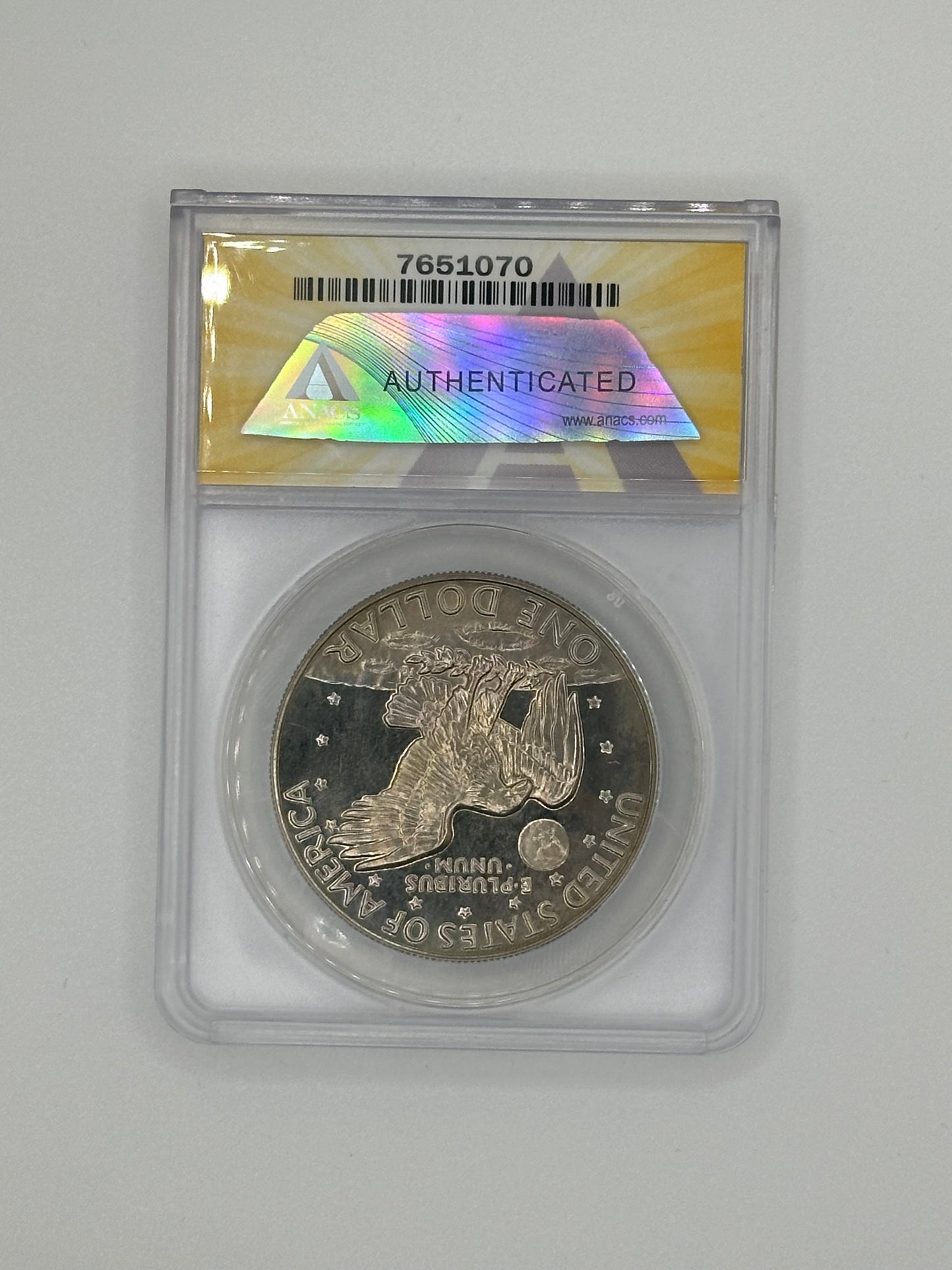 1974-S Eisenhower Dollar $1 Proof Clad — ANACS Certified