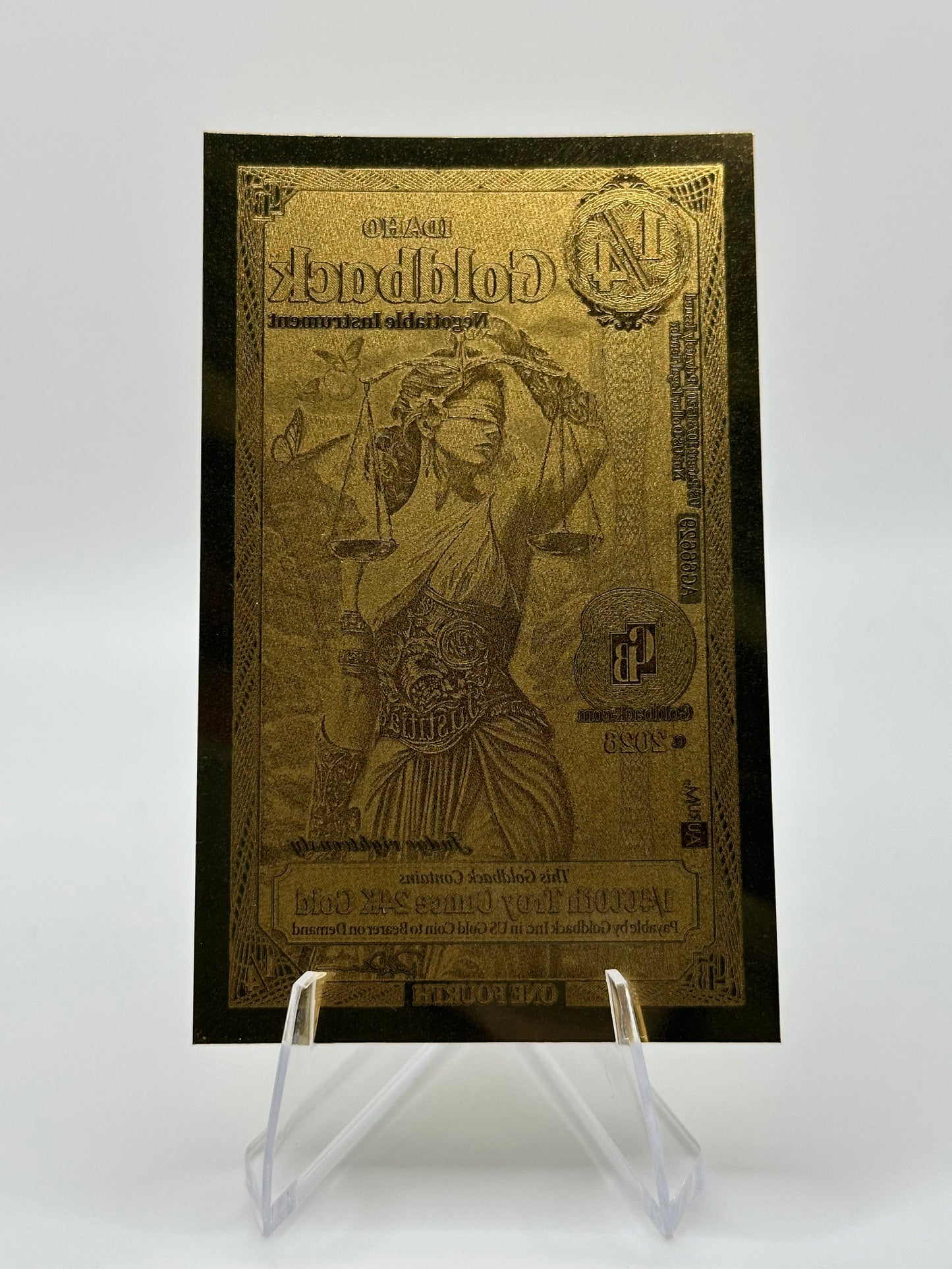 Idaho Goldback – 1/4 Goldback | 1/4000 oz 24k Gold
