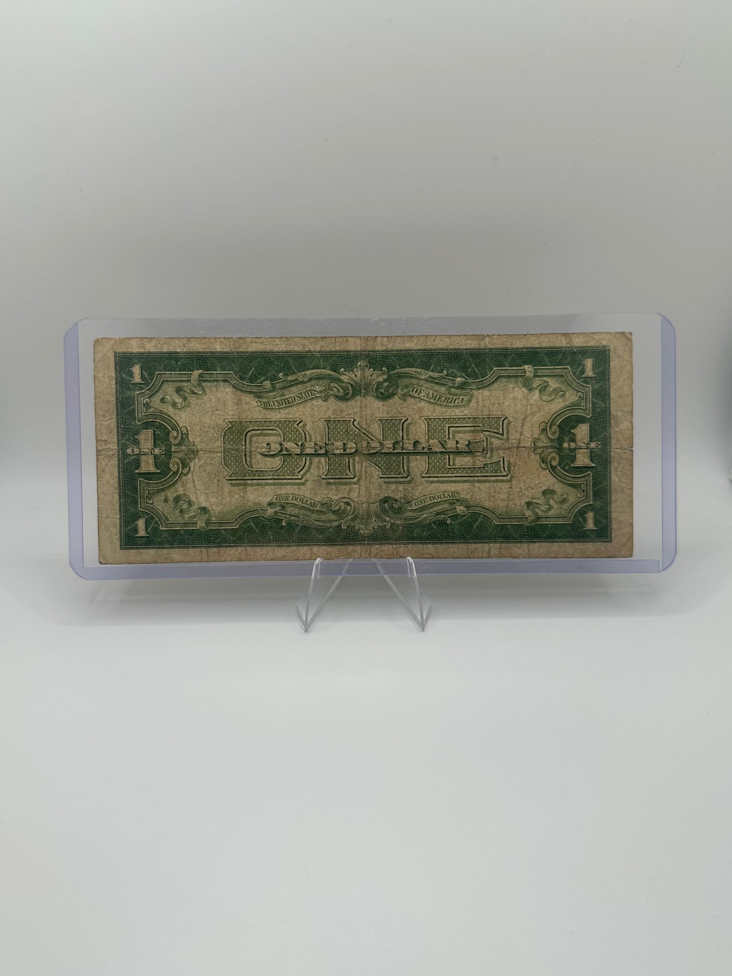 1934 $1 Silver Certificate – Funny Back, Raw Circulated