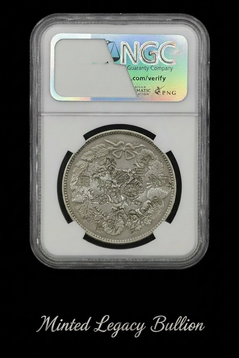 M20(1887) Japan Yen 38.1mm Chopmarked NGC Slabbed
