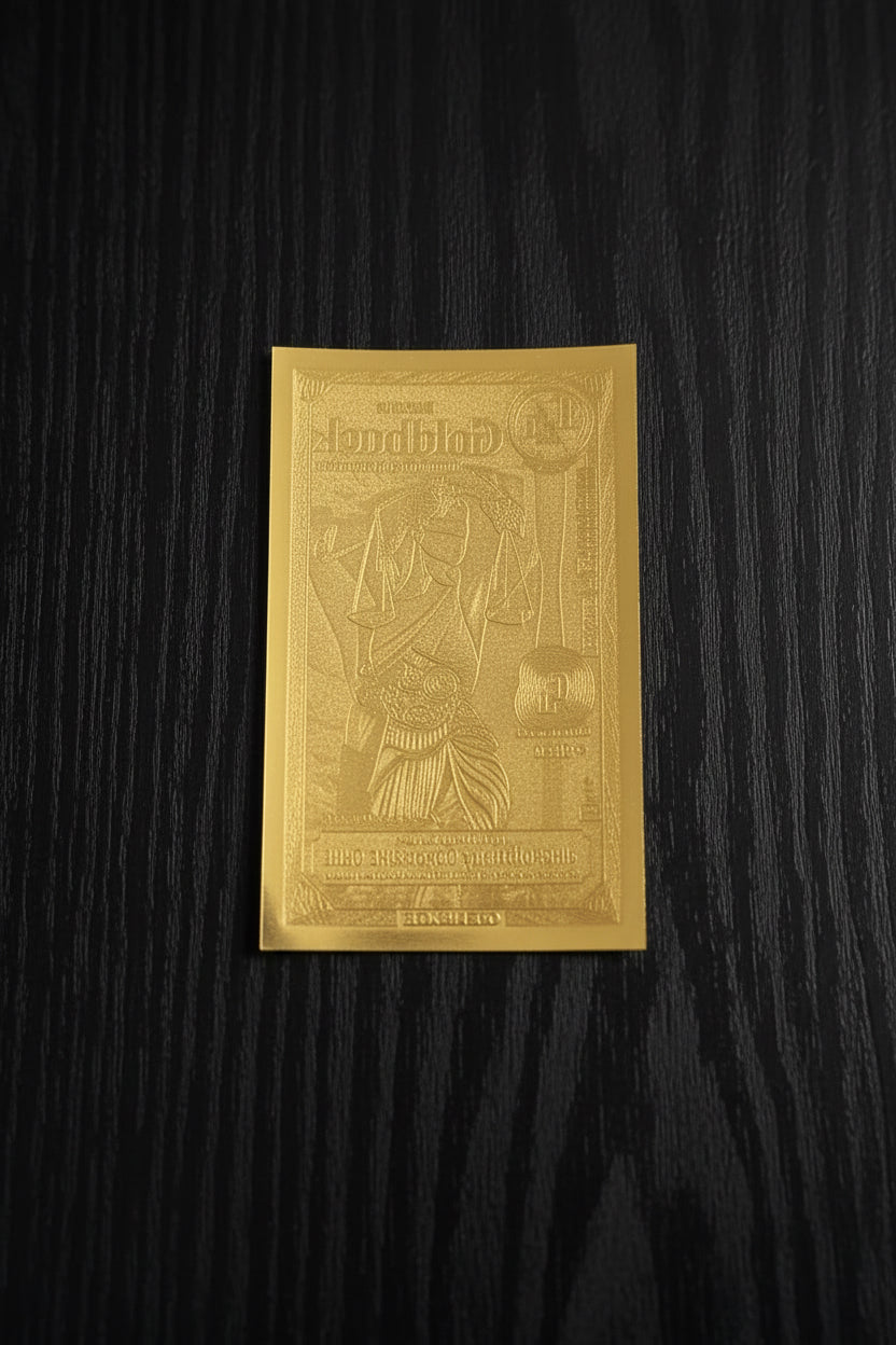 ¼ Gold Back — Quarter Gold Back Note