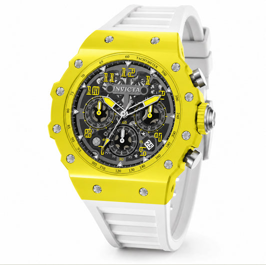 Invicta Racing Vaulthan Men's Watch - 44mm, White (69686)