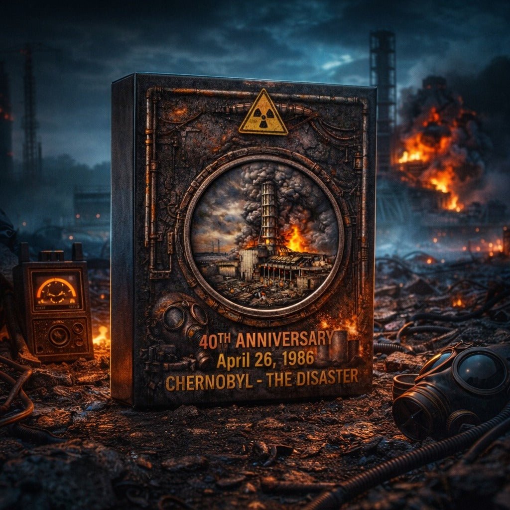 2026 40th Anniversary Chernobyl Disaster 100g Colorized Antique .999 Copper