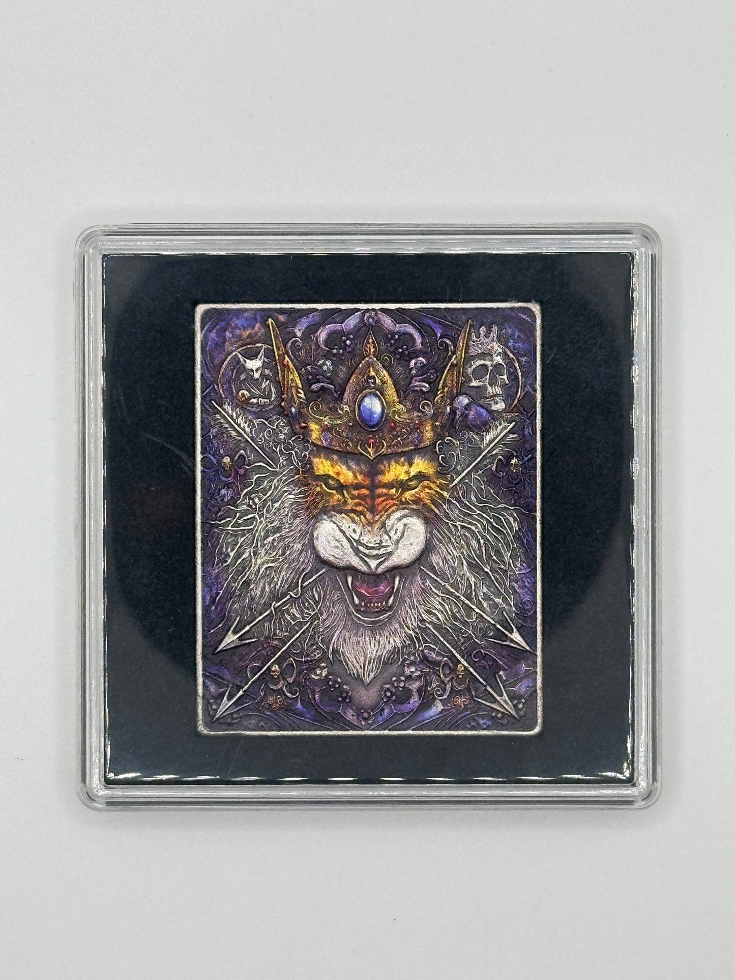 2024 Niue Dark Nature The Lion 50g .999 Silver Coin