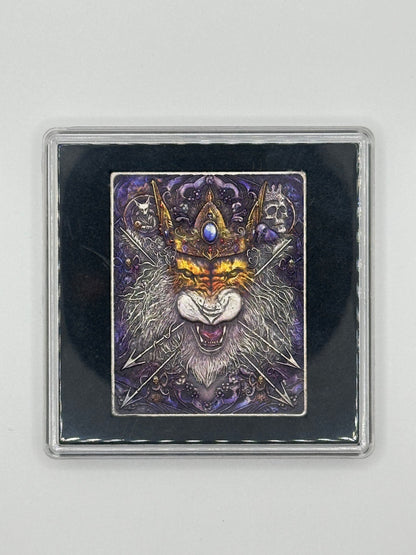 2024 Niue Dark Nature The Lion 50g .999 Silver Coin