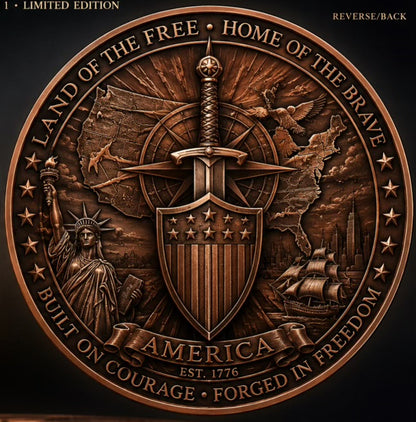1oz Copper Coin – Minted Legacy Bullion Edition (Limited to 100)