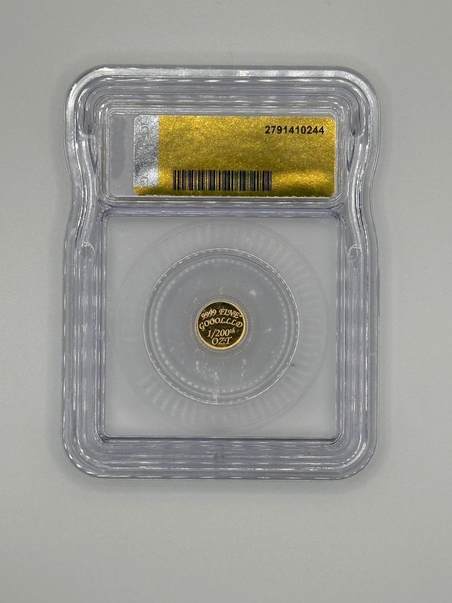ICG MS70 The Coin Shack (TCS) Fractional Gold Coin – 1/200 oz Gold