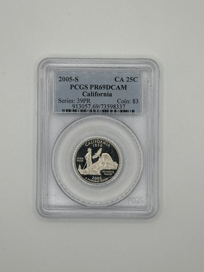 2005-S California State Quarter – PCGS PR69DCAM | Clad Proof