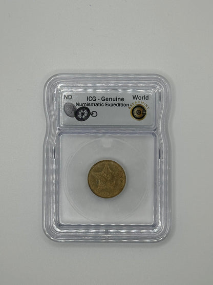 1974 Commonwealth of the Bahamas One Cent – ICG Genuine | Numismatic Expedition World Coin