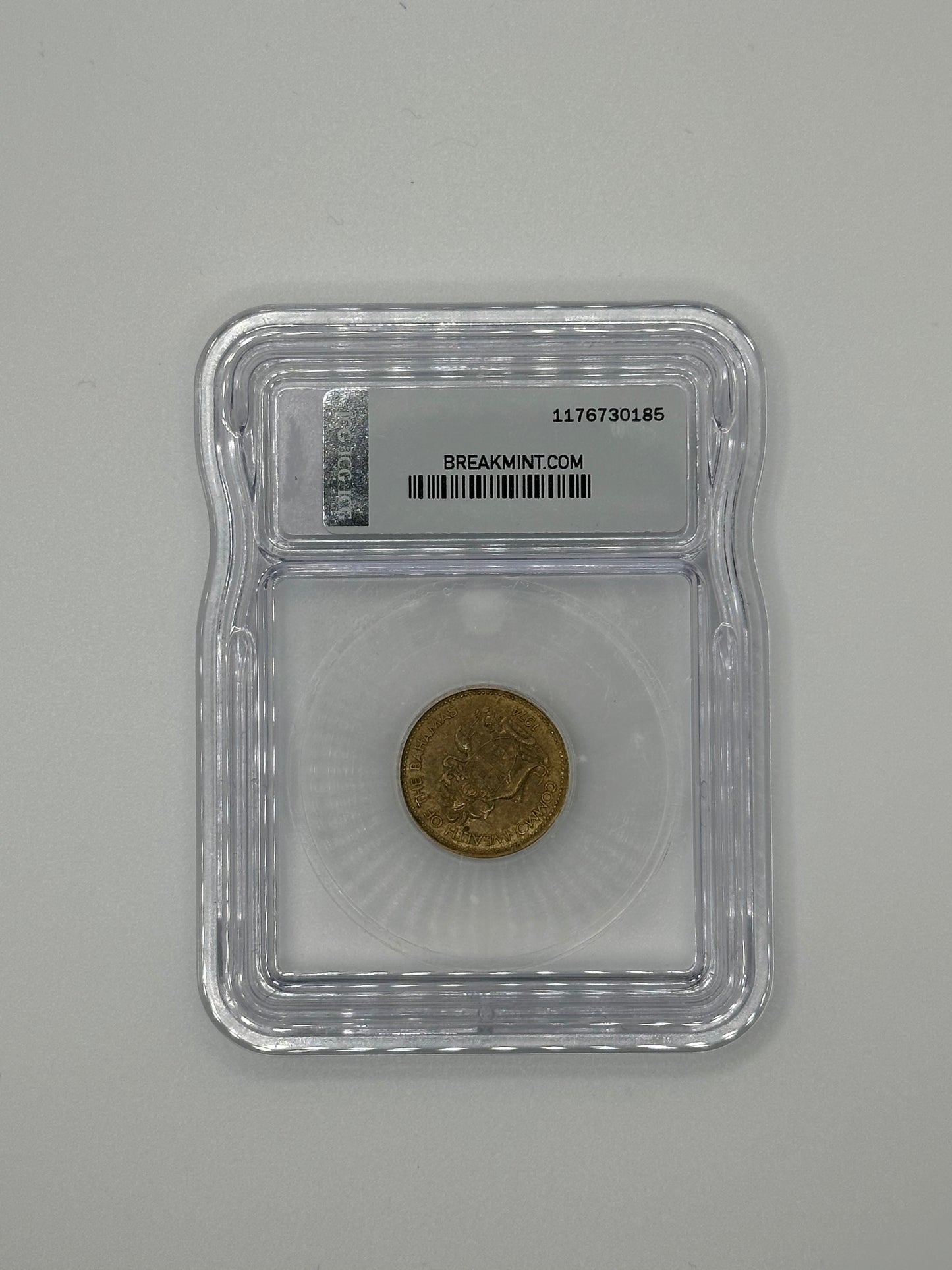 1974 Commonwealth of the Bahamas One Cent – ICG Genuine | Numismatic Expedition World Coin