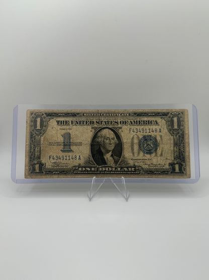 1934 $1 Silver Certificate – Funny Back, Raw Circulated