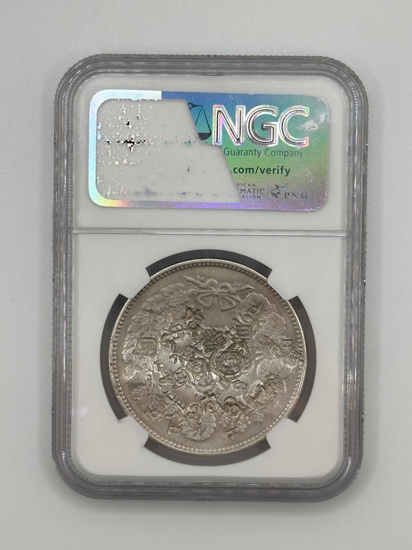 M20(1887) Japan Yen 38.1mm Chopmarked NGC Slabbed