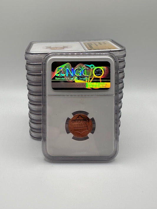 2025-D NGC MS66 RD Lincoln Cent — Last Year of Issue — "Don't Tread On Me" Slab